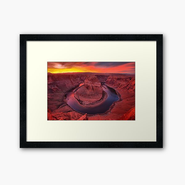 Item preview, Horseshoe Bend Fiery Sunset designed and sold by Adam Jewell.