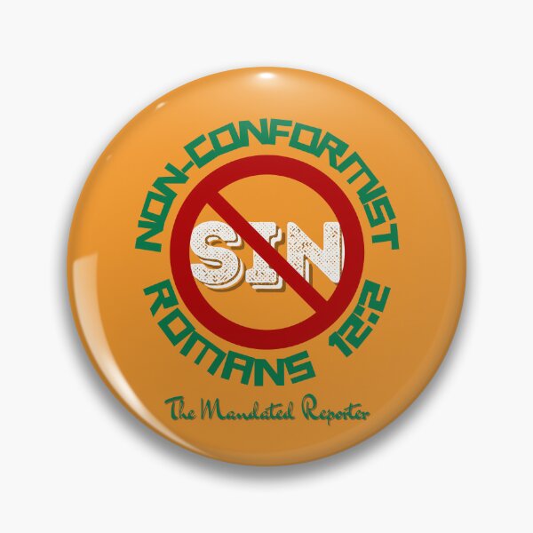 Item preview, Non-Conformist | Romans 12:2 - Tangerine  designed and sold by TheReporter1.