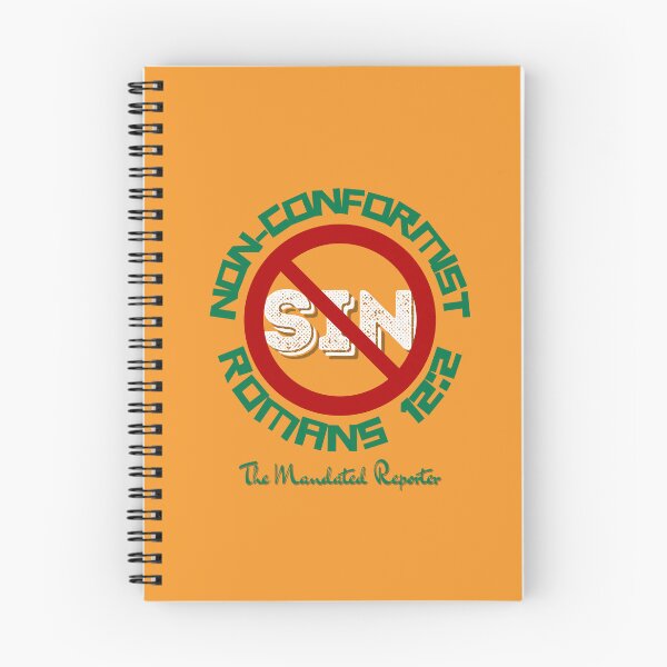 Item preview, Non-Conformist | Romans 12:2 - Tangerine  designed and sold by TheReporter1.