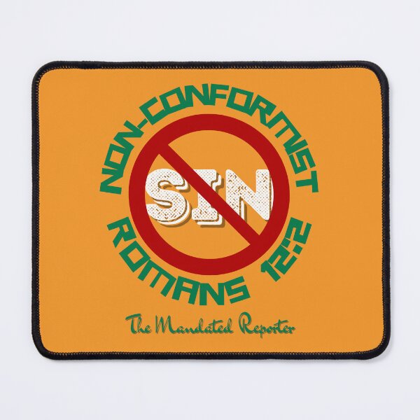 Item preview, Non-Conformist | Romans 12:2 - Tangerine  designed and sold by TheReporter1.