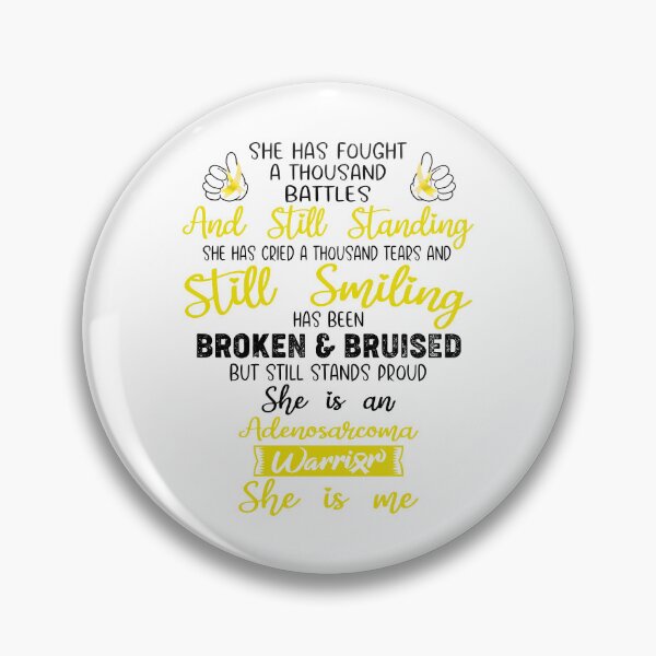 Item preview, Adenosarcoma Warrior SHE IS ME - Support Adenosarcoma Fighter Gifts designed and sold by Berriosly.