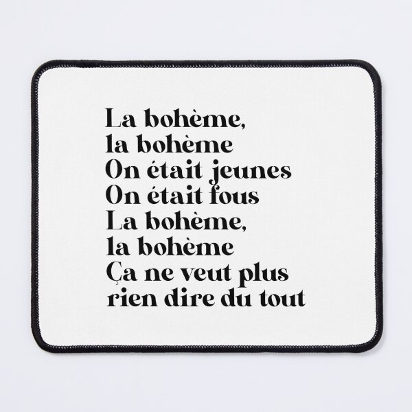Item preview, La Bohème 2 (black) designed and sold by didijuca.
