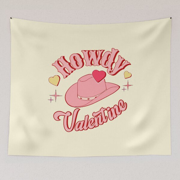 Item preview, Howdy valentine cute retro vintage Valentine design designed and sold by DesignsbyMona.