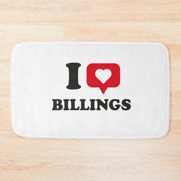 Item preview, I Love Billings, I Heart Billings, Hometown Billings, Montana designed and sold by Danylo Mikhnievych.