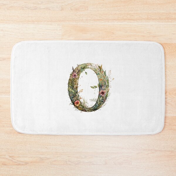 Item preview, Floral Garden Watercolor Monogram Letter O designed and sold by FloralFancy.