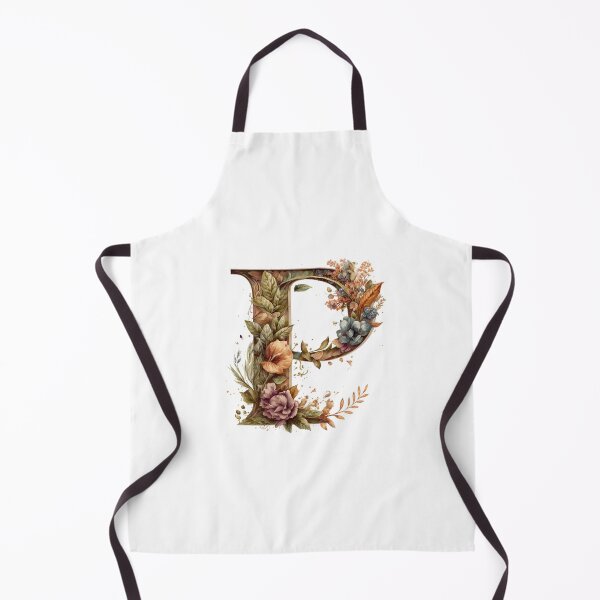 Item preview, Floral Garden Watercolor Monogram Letter P designed and sold by FloralFancy.