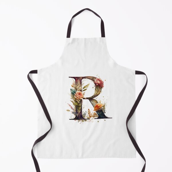 Item preview, Floral Garden Watercolor Monogram Letter R designed and sold by FloralFancy.
