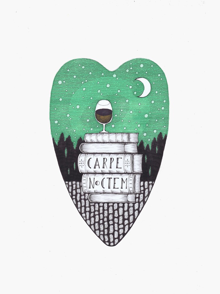 Carpe Noctem Sticker