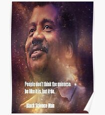 Black Science Man Poster