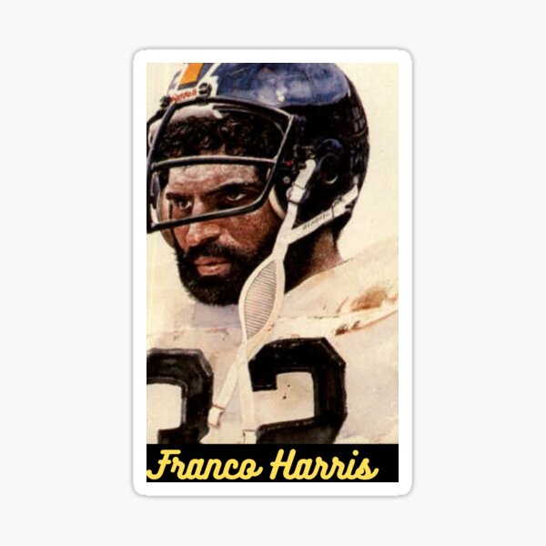 “Franco Harris” Sticker for Sale by Wippa | Redbubble