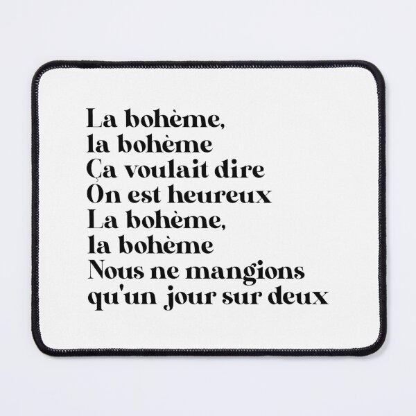 Item preview, La Bohème 4 (black) designed and sold by didijuca.