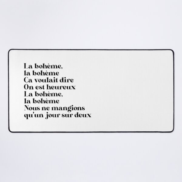 Item preview, La Bohème 4 (black) designed and sold by didijuca.