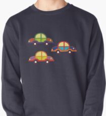 little cars - cartoon cars - colorful cars - little cars Pullover