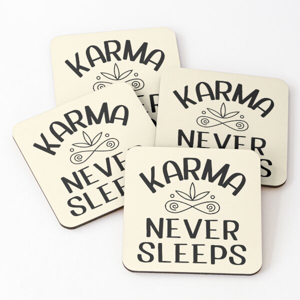 Item preview, Karma Never Sleeps | Funny Sayings designed and sold by FunnyFactDesign.