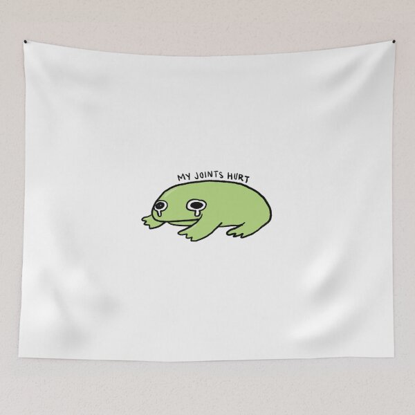 Item preview, My Joints Hurts | Crying Green Frog designed and sold by iristocat.
