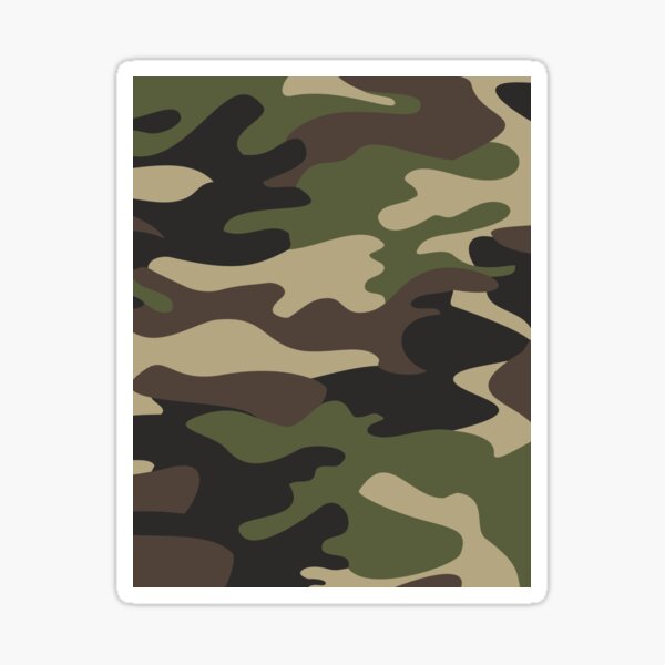 Supreme on sale camo sticker