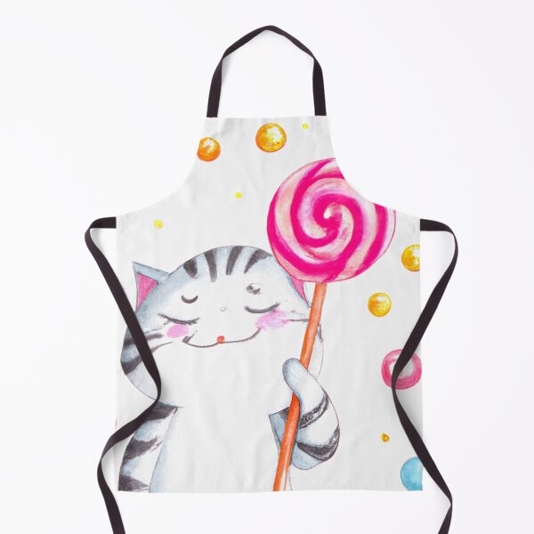 Item preview, Cat with lollipop  designed and sold by WaveDance.