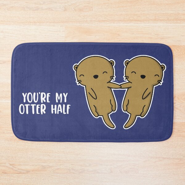 Item preview, You're My Otter Half Cute Kawaii designed and sold by MeowsAndMakes.