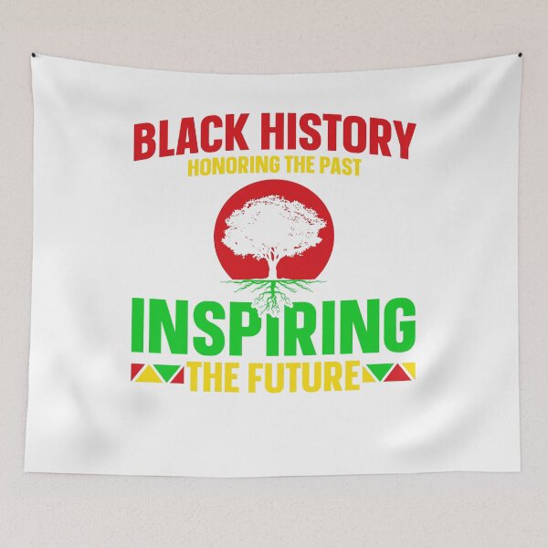 Item preview, Black History Honoring The Past Inspiring the Future designed and sold by Mondir ⭐⭐⭐⭐⭐.