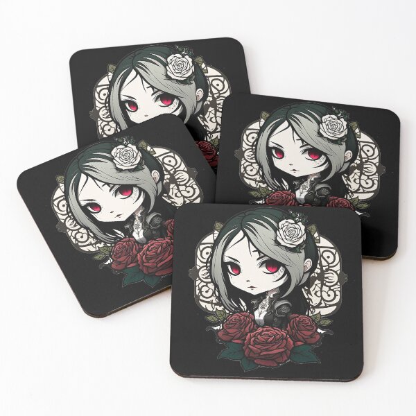 Artikelvorschau, Gothic Rose Dunkle und ausgefallene Designs für Gothic-Enthusiasten Kawaii Rose entworfen und verkauft von Bits-X-Pieces.