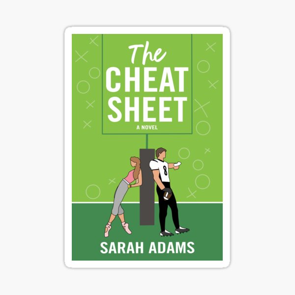"The Cheat Sheet Book Cover" Sticker for Sale by sarahswiftie Redbubble