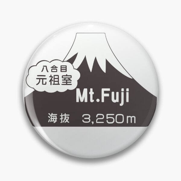 Item preview, Mt. Fuji summit sign  designed and sold by Mountain Bound Designs.