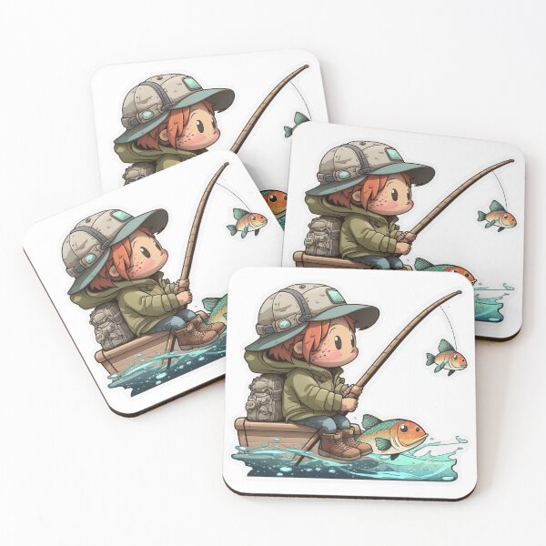 Item preview, Fishing - Colorful Cartoon Outoor Adventures designed and sold by Sunchaser World.