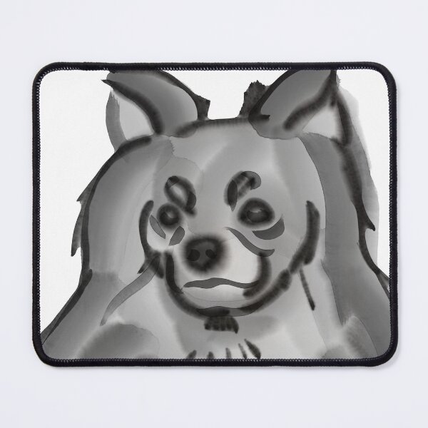 Item preview, Pomeranian in India ink designed and sold by StudioMasha.