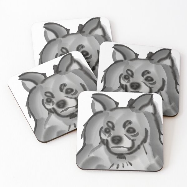 Item preview, Pomeranian in India ink designed and sold by StudioMasha.
