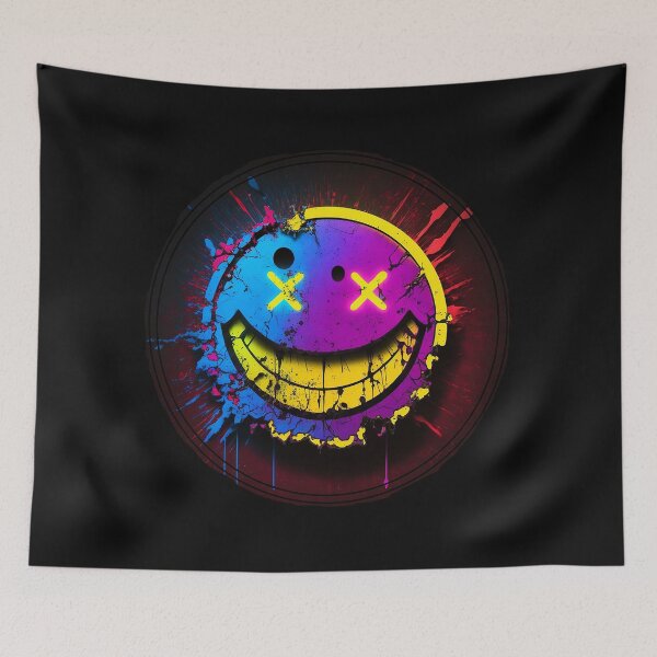 Item preview, Cyberpunk Grinning Face designed and sold by The-Fox-Hole.