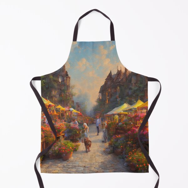 Item preview, Spring Time Farmers Market Digital Art designed and sold by ArtsyWishesShop.