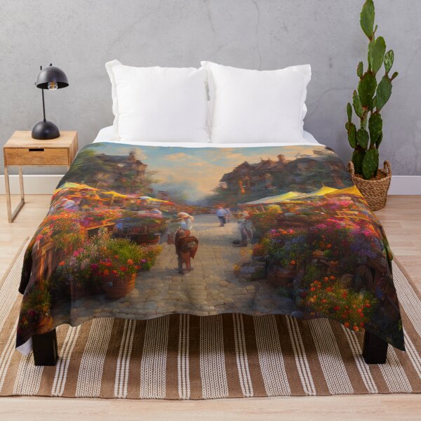 Item preview, Spring Time Farmers Market Digital Art designed and sold by ArtsyWishesShop.