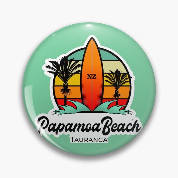 Item preview, Papamoa Surfing, New Zealand designed and sold by Kiwidom.