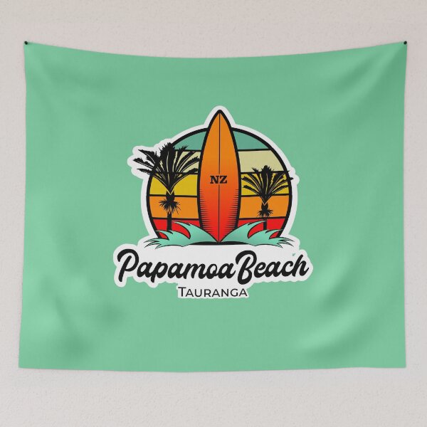 Item preview, Papamoa Surfing, New Zealand designed and sold by Kiwidom.