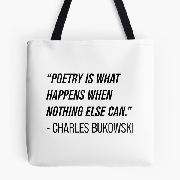 Item preview, Charles Bukowski Quote designed and sold by Texterns.
