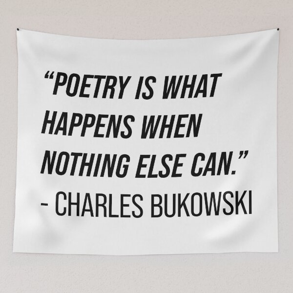 Item preview, Charles Bukowski Quote designed and sold by Texterns.