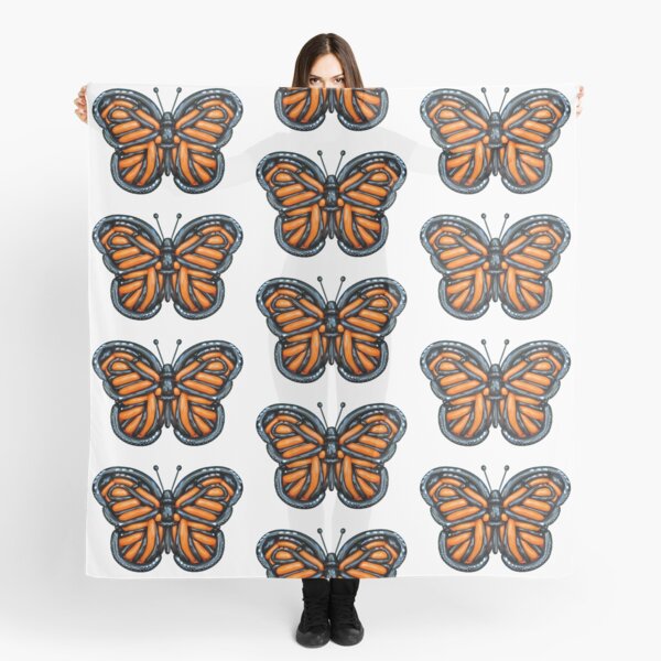 Twisted Monarch Butterfly Scarf