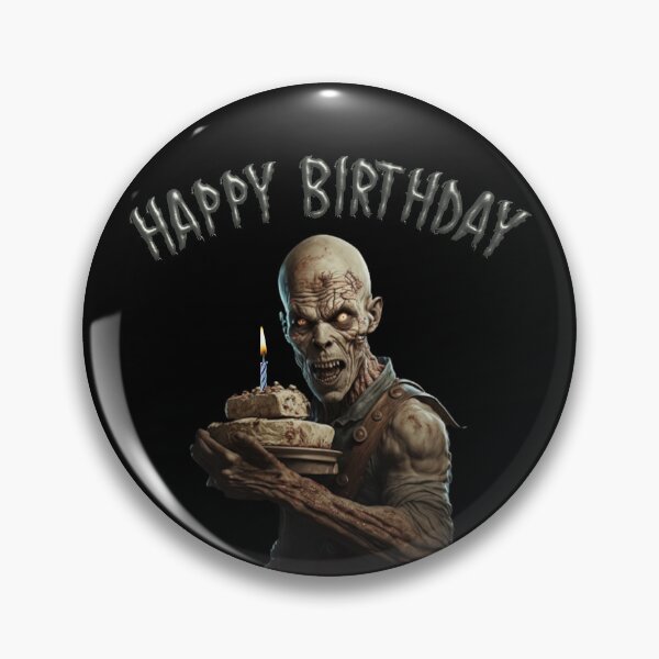 Item preview, Happy Birthday Zombie designed and sold by Scrumptious Designs.