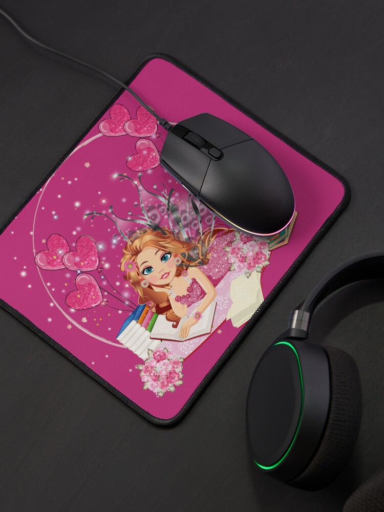 Thumbnail 4 of 5, Mouse Pad, Felicia's Valentine's Day Dreaming Collection designed and sold by TeelieTurner.