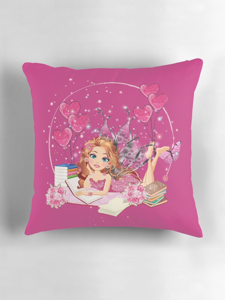 Thumbnail 3 of 4, Pillow, Felicia's Valentine's Day Dreaming Collection designed and sold by TeelieTurner.