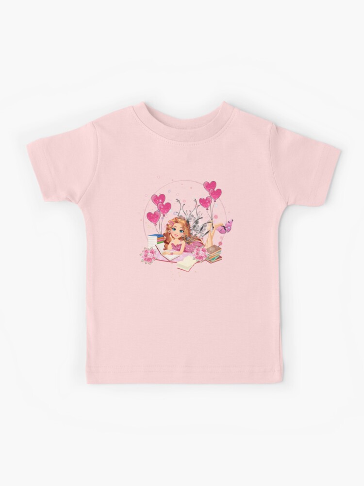 Thumbnail 1 of 2, Kids T-Shirt, Felicia's Valentine's Day Dreaming Collection designed and sold by TeelieTurner.