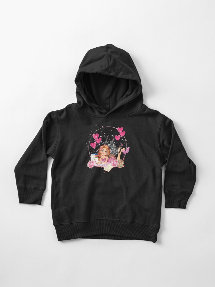 Thumbnail 1 of 5, Toddler Pullover Hoodie, Felicia's Valentine's Day Dreaming Collection designed and sold by TeelieTurner.