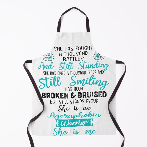 Item preview, Agoraphobia Warrior SHE IS ME - Support Agoraphobia Fighter Gifts designed and sold by Berriosly.