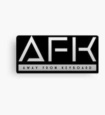AFK Away From Keyboard Canvas Print