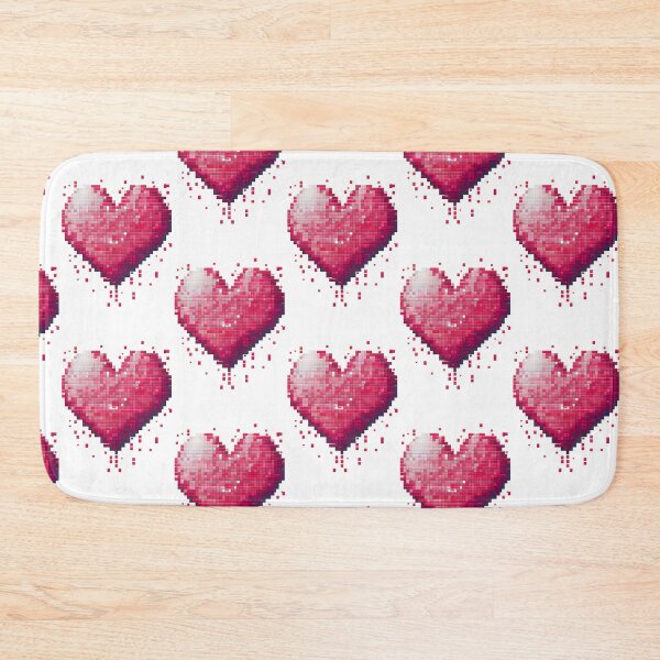 Item preview, Romantic Heart Pixel Art for Valentine's Day designed and sold by Voyshop.