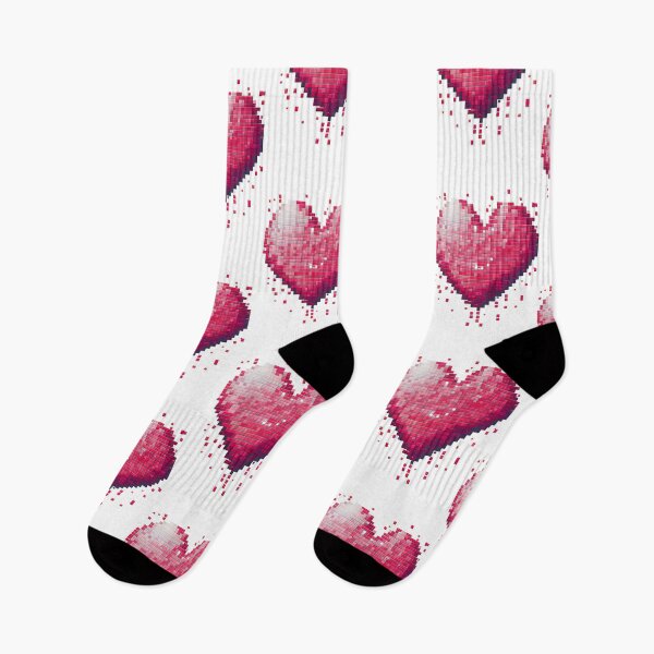 Item preview, Romantic Heart Pixel Art for Valentine's Day designed and sold by Voyshop.