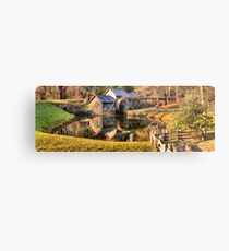 Mabry Mill Sunset Panorama Metal Print