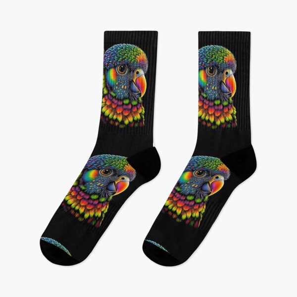 Item preview, Rainbow Lorikeet Love, Australian Birds, Bright and Colorful, Full of Personality and Love for Life designed and sold by Orianah.