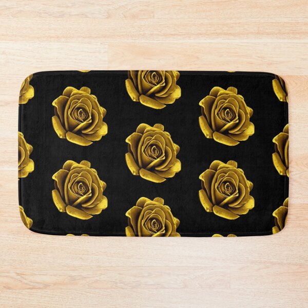 Item preview, Gold rose flower artwork designed and sold by gramizzia.
