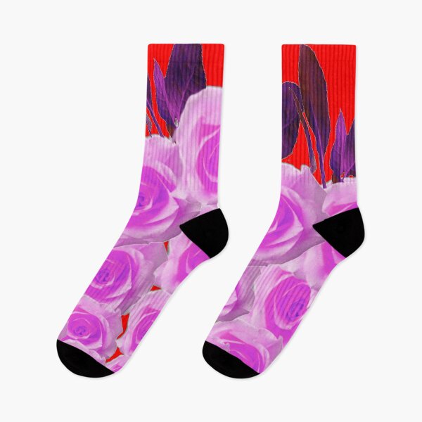 Item preview, PINK GARDEN ROSES ABSTRACT PATTERN ARTS designed and sold by sharlesart.